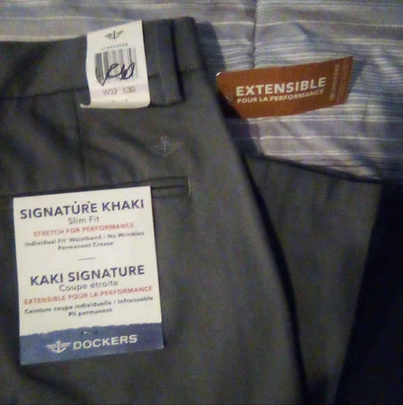 Men's Dockers Size W32 &L30 Color Is Grey - Picture 2 of 10
